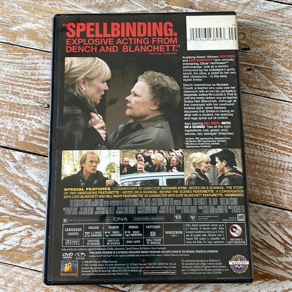 3/$15 u pick dvds📀or 1 for $9~ Notes on a Scandal - Picture 2 of 7